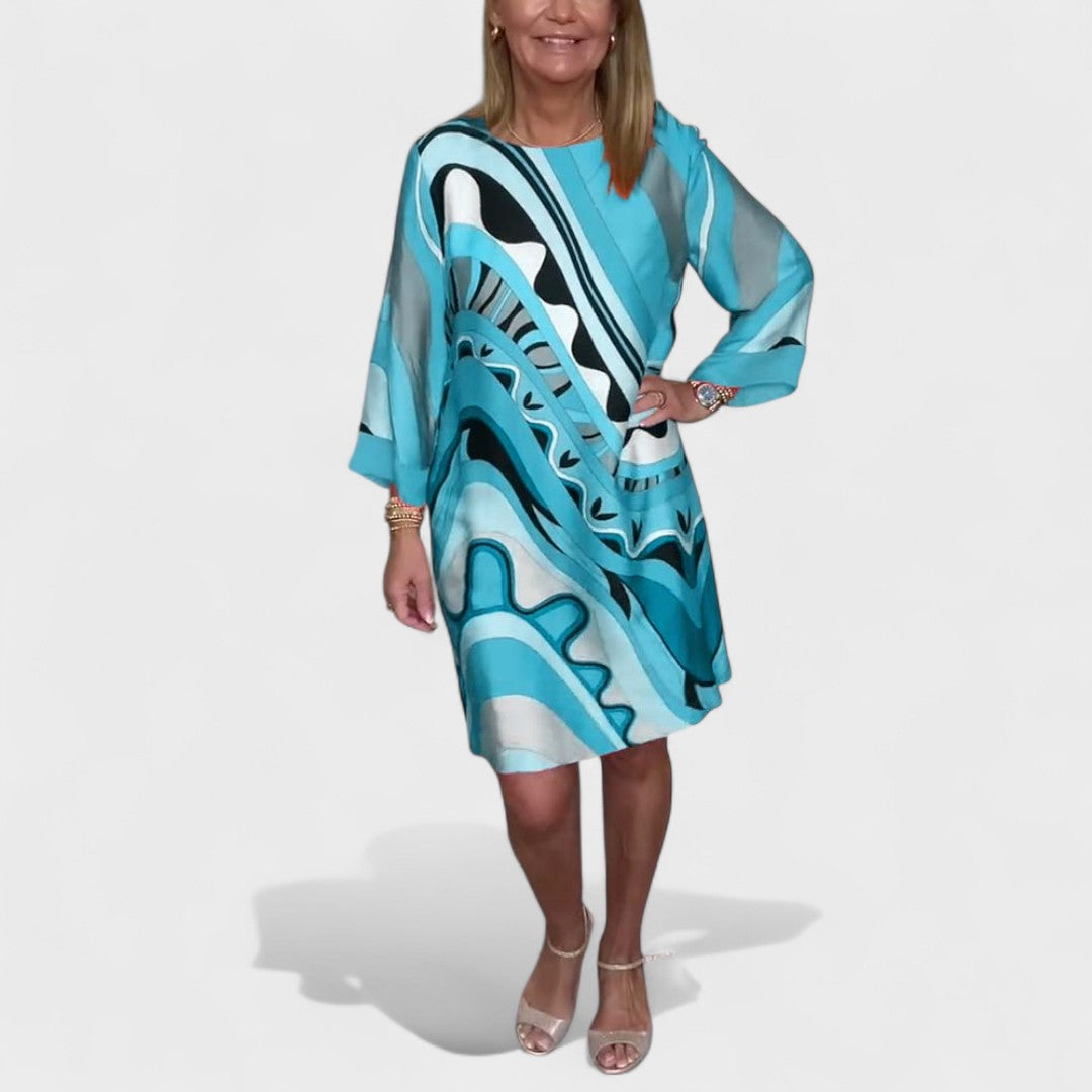 Sara - Vestido Midi Estampado