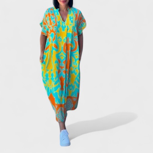 Vestido Iana - Em algodão, para qualquer momento do dia!