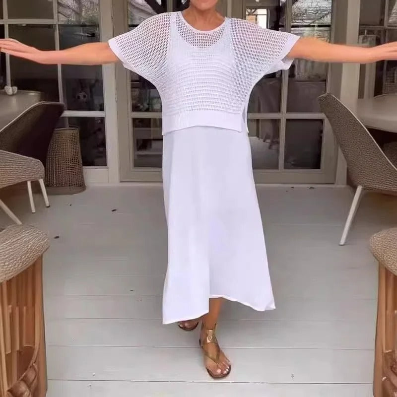 Conjunto Ema - Vestido 2 em 1 com Elegância Intemporal